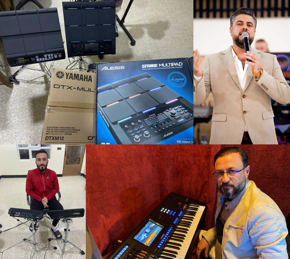 B Band has their gear!